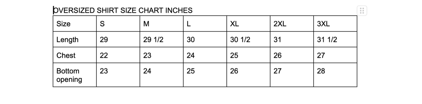 Reverse Tee Oversized